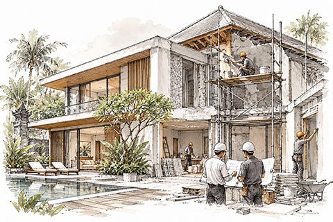 Renovasi Rumah & Villa