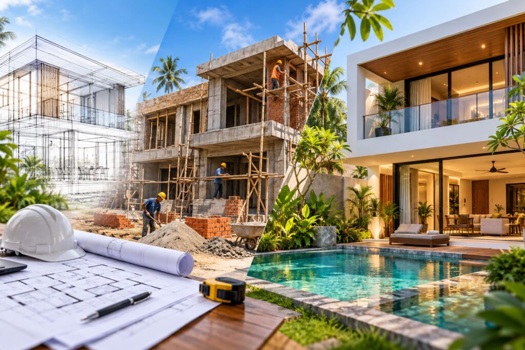 Bangun Rumah di Bali Panduan Biaya, Tahapan, dan Waktu Pengerjaan