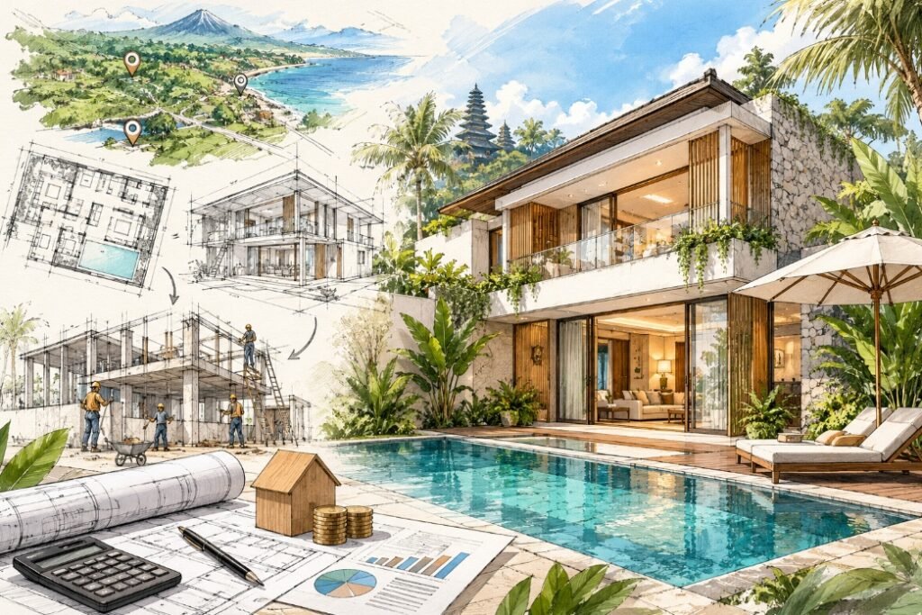 Bangun Villa Investasi di Bali: Panduan Memulai dari Nol