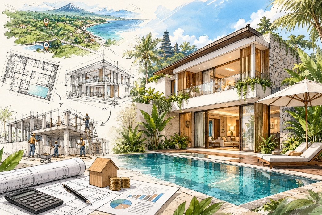 Bangun Villa Investasi di Bali: Panduan Memulai dari Nol