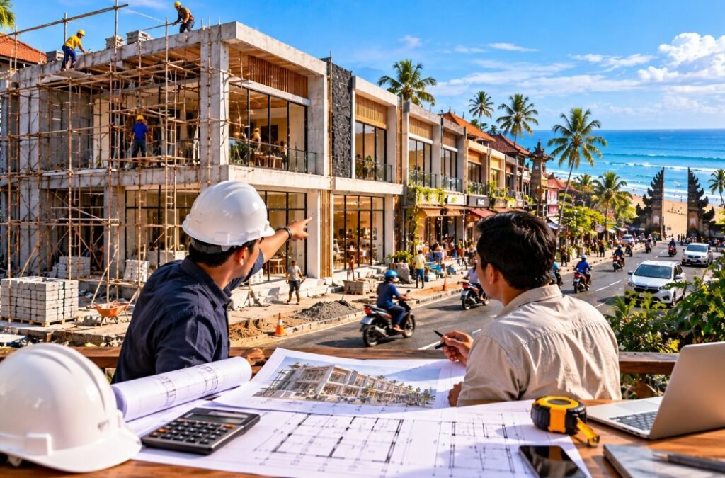 Cara Menghitung RAB Bangun Ruko 2 Lantai di Bali