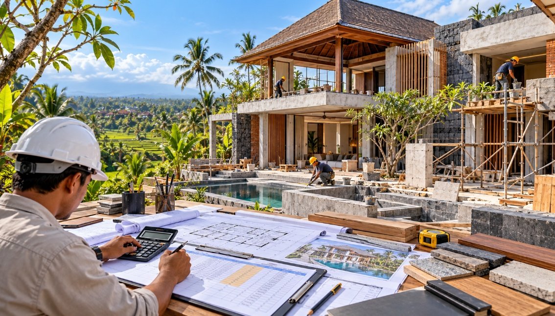 Cara Menghitung RAB Pembangunan Villa di Bali