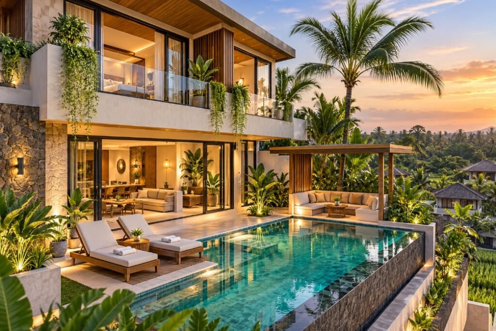 Jasa Bangun Villa Investasi di Bali untuk Properti Rental