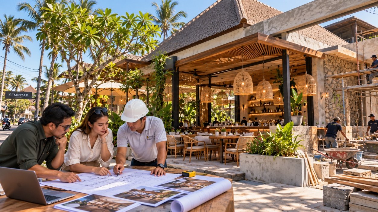 Jasa Kontraktor Restaurant di Bali untuk Proyek Baru dan Renovasi